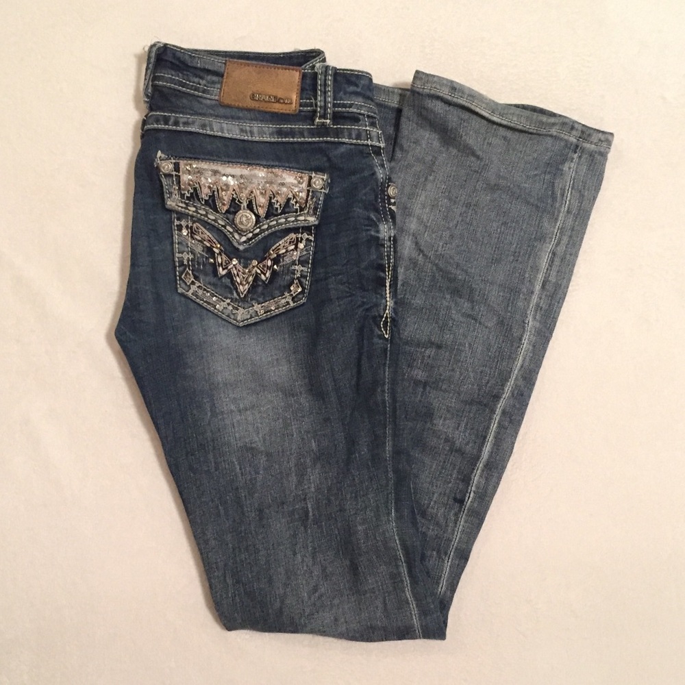 Grace In LA Boot Cut Jeans